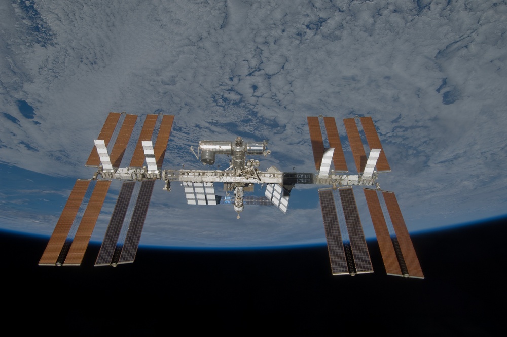 ISS Flyaround views from STS-119