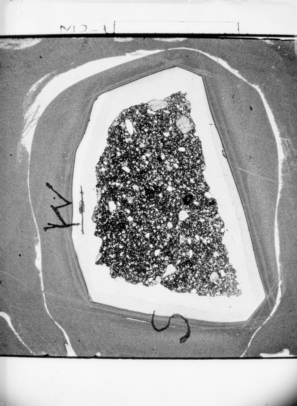 LUNAR SAMPLE- APOLLO 14 (THIN SECTIONS)(MICROGRAPHS)