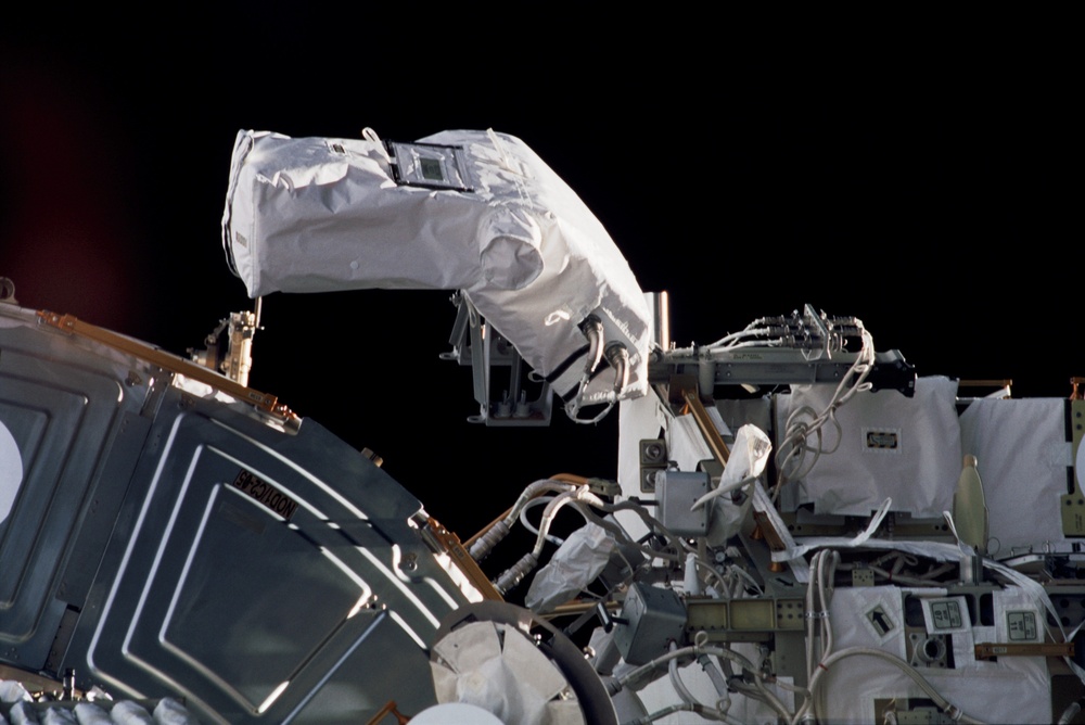 Views of ISS during undocking