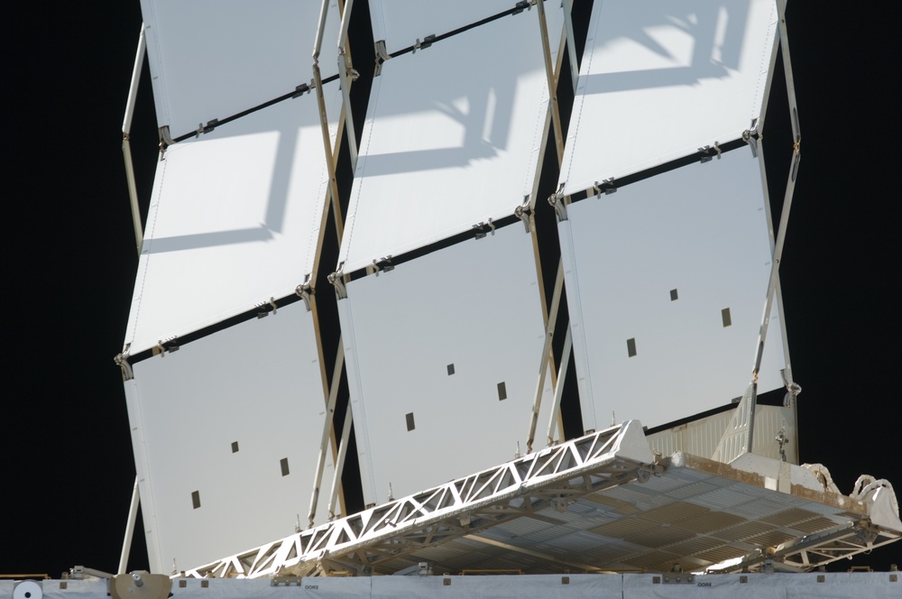 ISS during arrival of STS-127 Space Shuttle Endeavour