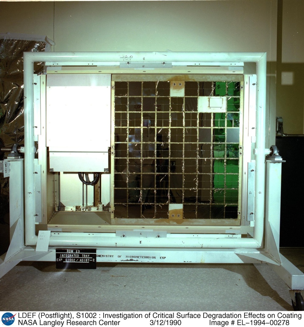 LDEF (Postflight), S1002 : Investigation of Critical Surface Degradation Effects on Coating and Sola