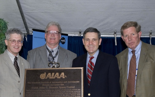 AIAA designates Stennis as historic aerospace site