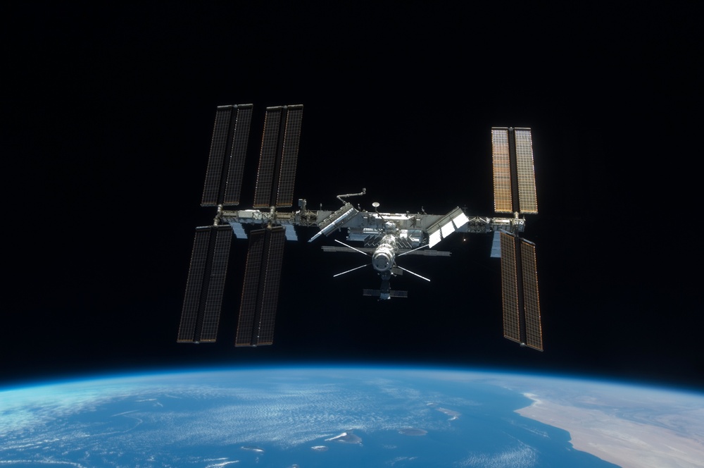 View of ISS after STS-124 Undocking