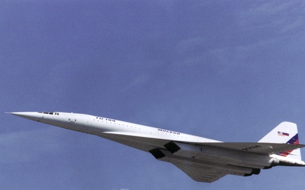 Tu-144LL SST Flying Laboratory in Flight