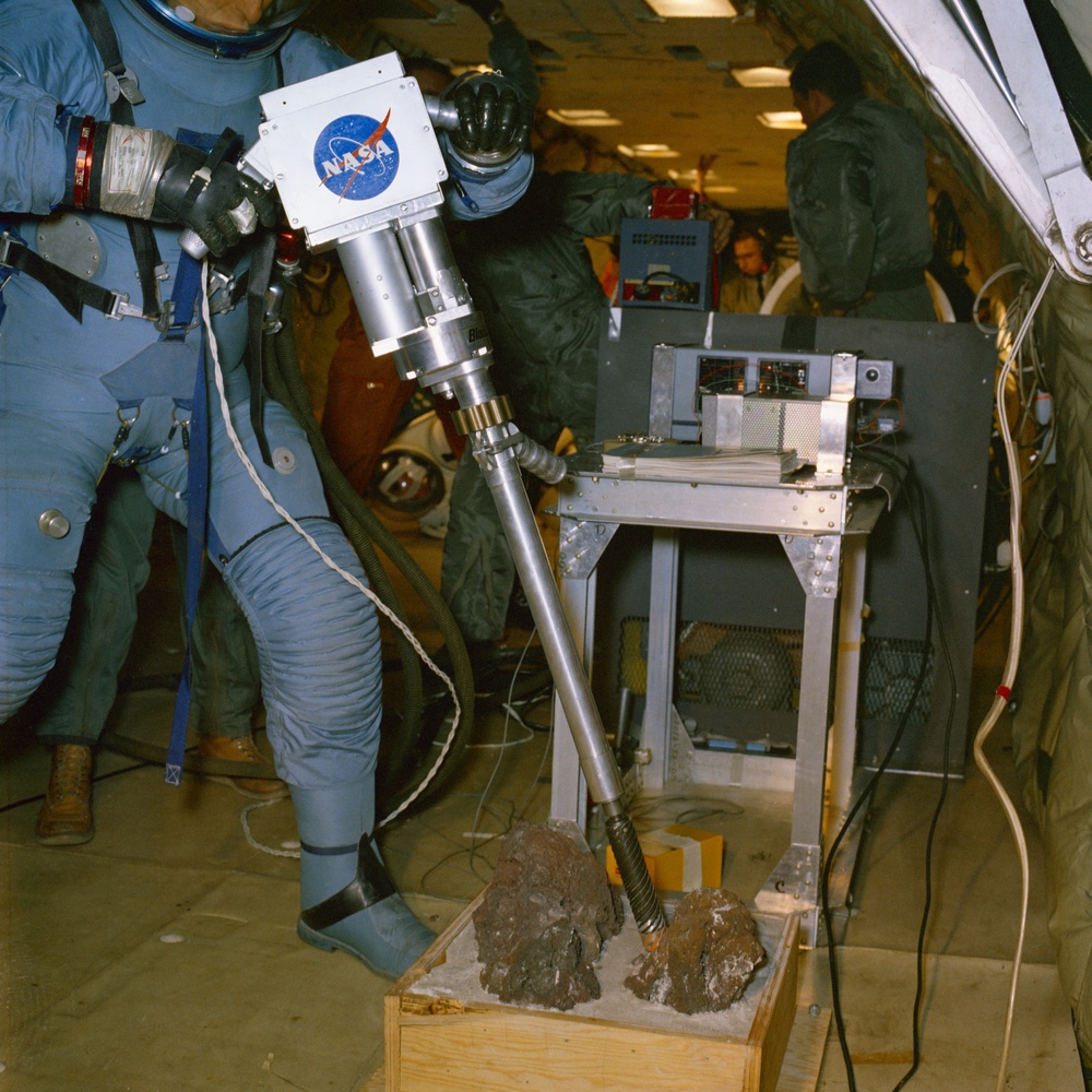 Apollo Lunar Tool Studies RX2A Hard Suit Studies