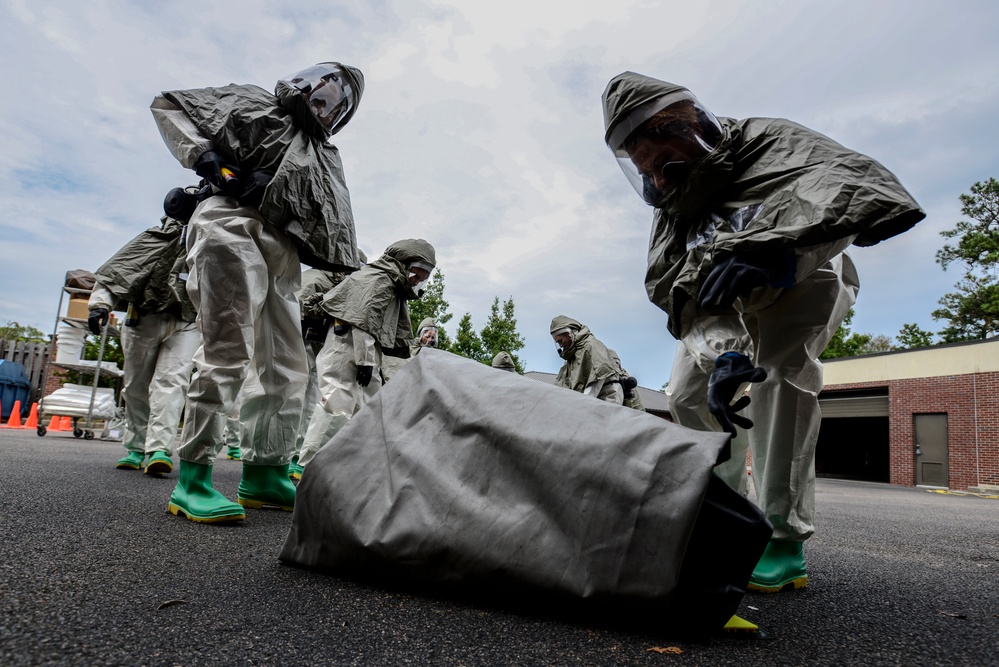 628th MDG train for real world attacks