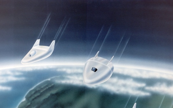 Proposed Ames M2-F1, M1-L half-cone, and Langley lenticular bodies.