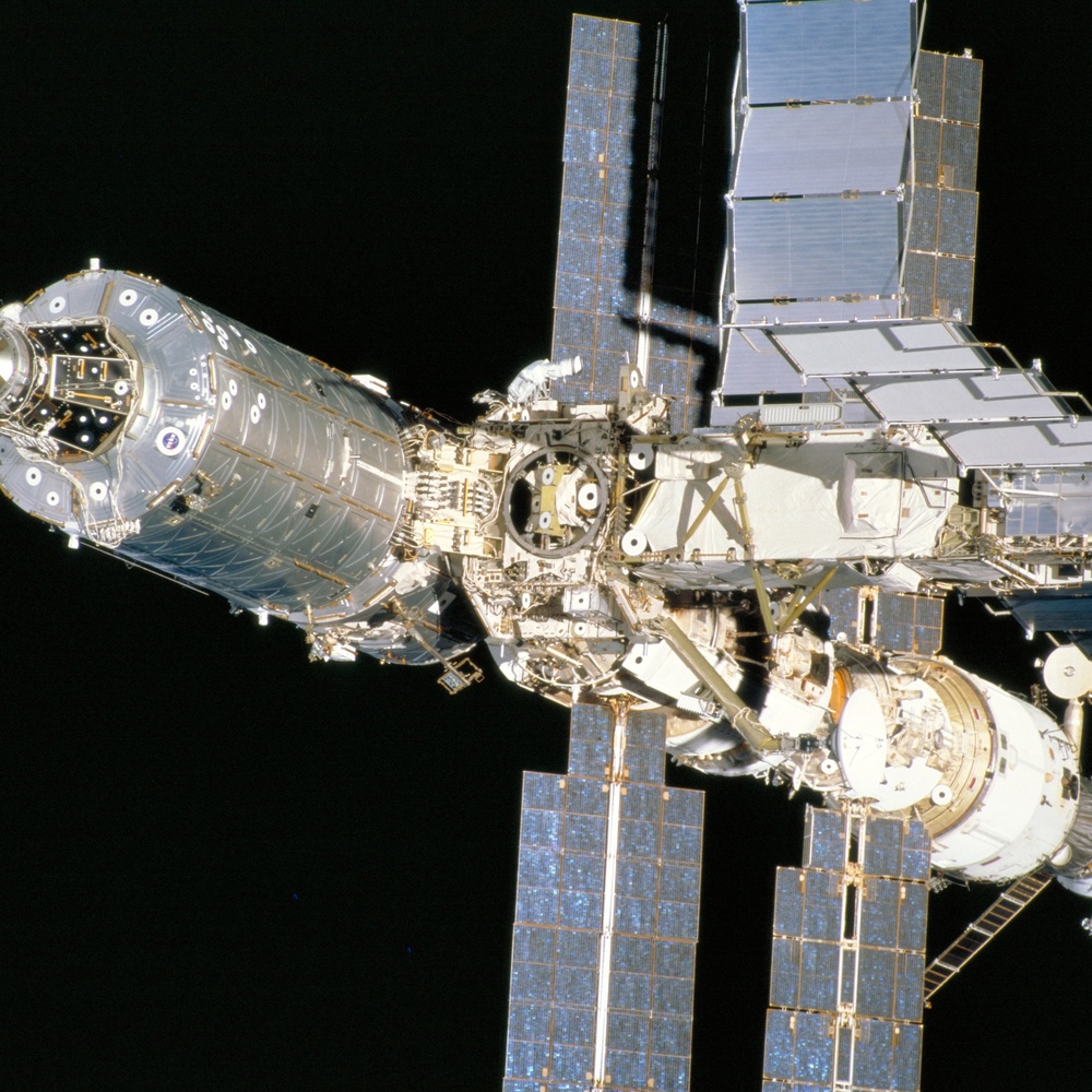 Various views of the ISS taken by the STS-98 crew