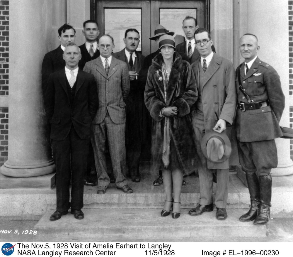 The Nov.5, 1928 Visit of Amelia Earhart to Langley