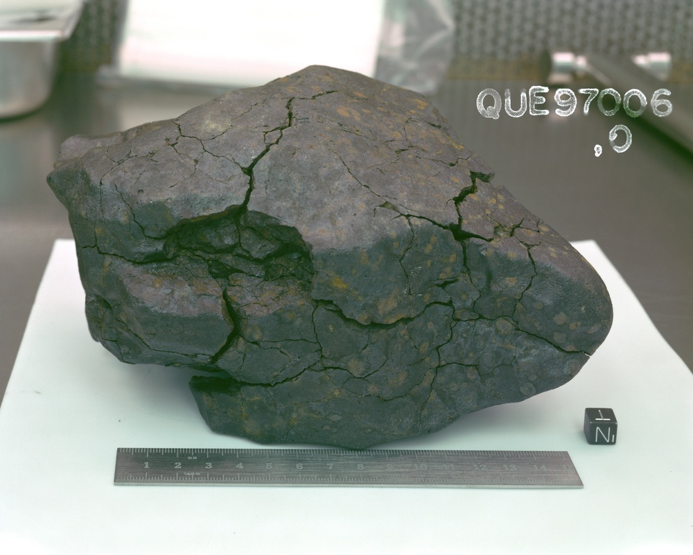 Meteorite Samples Photographed in Meteorite Processing Laboratory (MPL)