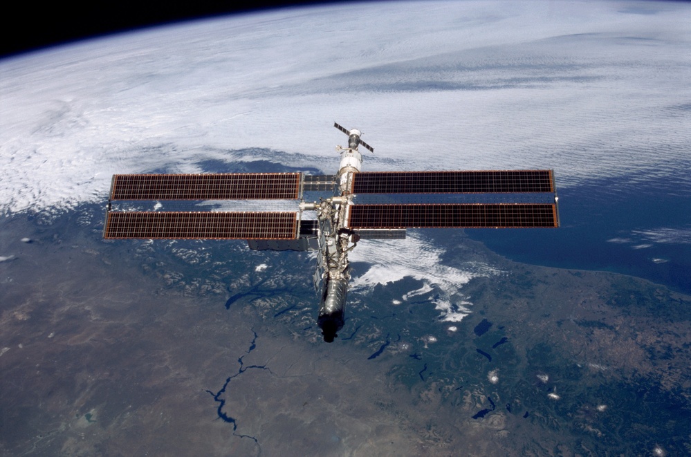 View of the ISS as seen during fly-around