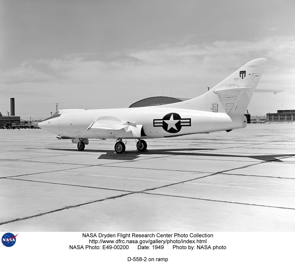 D-558-2 on ramp