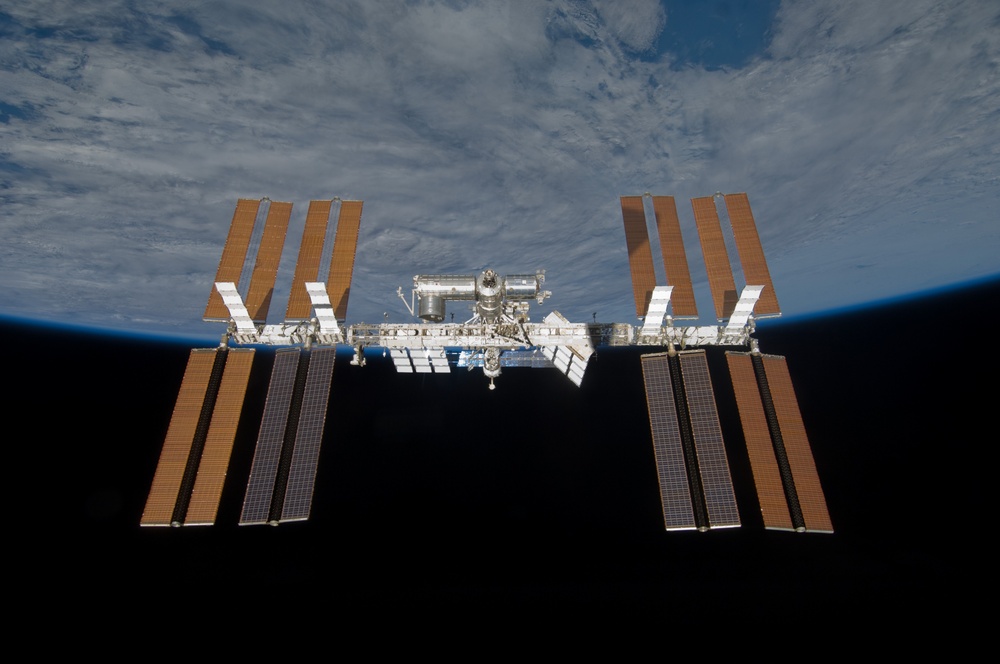 ISS Flyaround views from STS-119