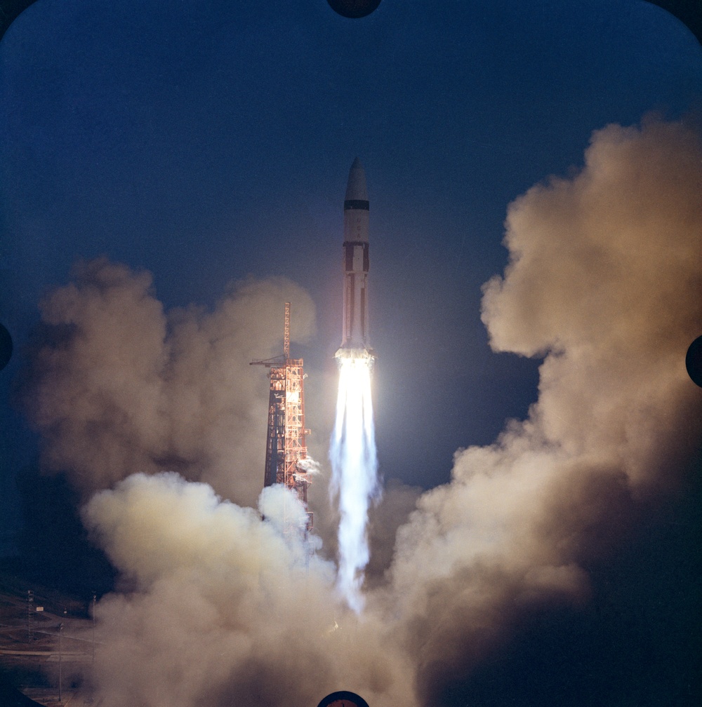 Apollo 5 liftoff