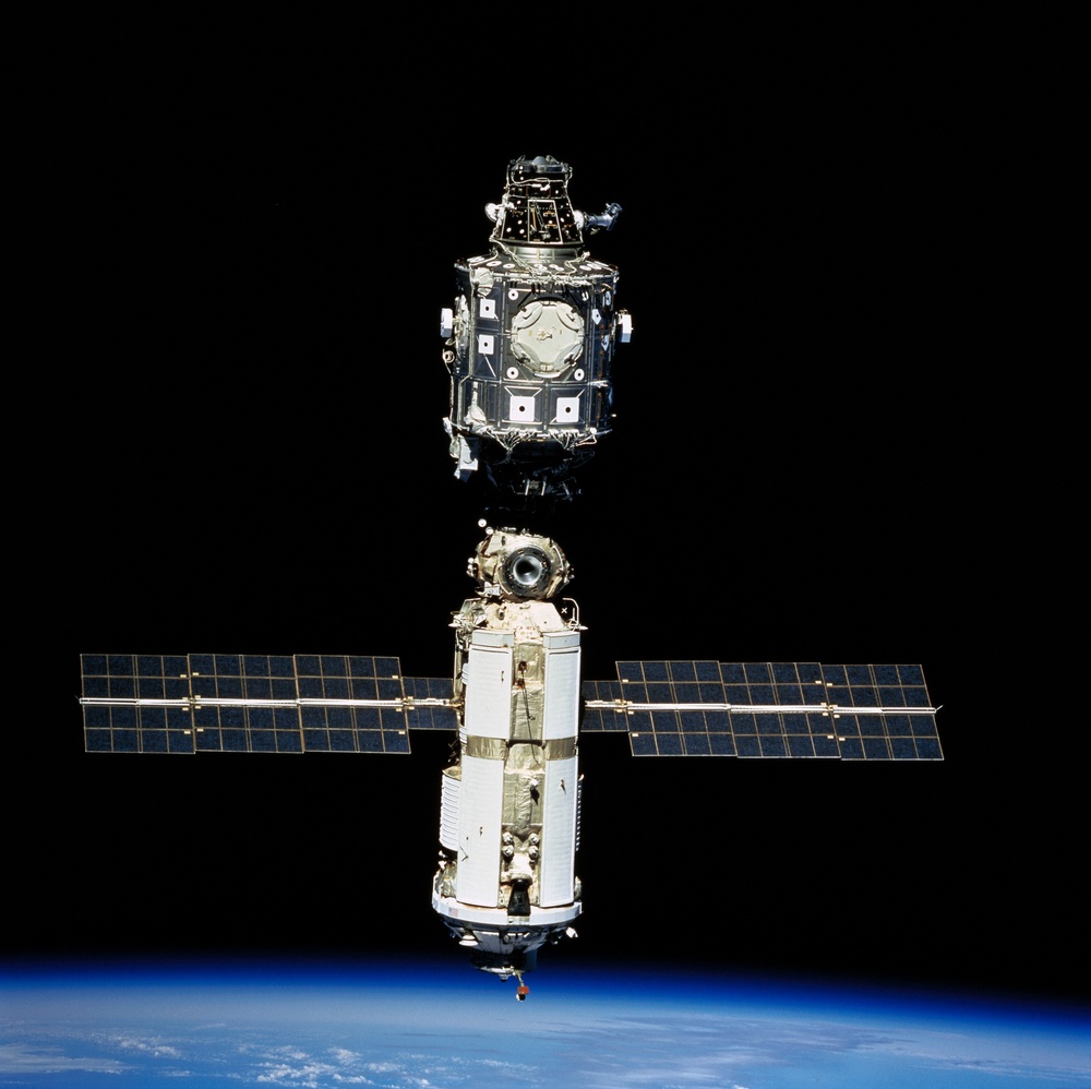 Views of the ISS taken during fly-around