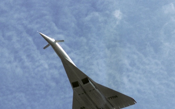 Tu-144LL SST Flying Laboratory in Flight