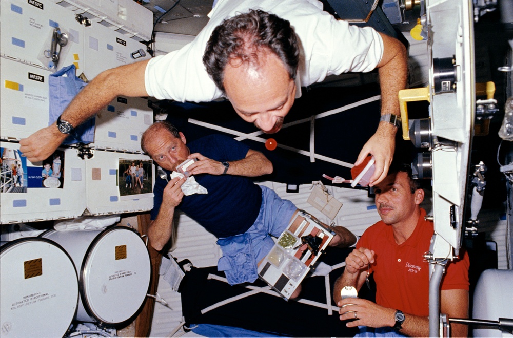 STS-26 crew activities