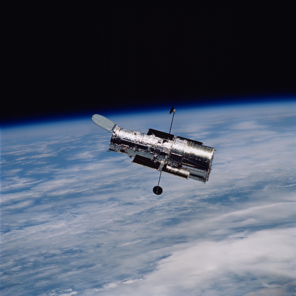 Hubble after redeploy to orbit