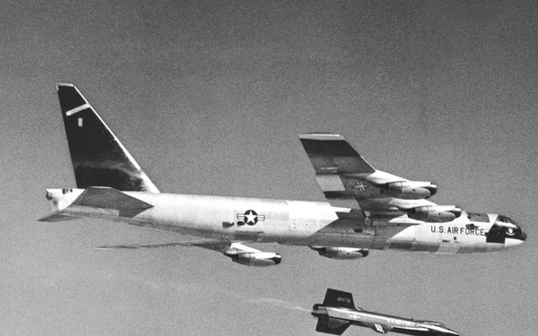 X-15 launch from B-52 mothership