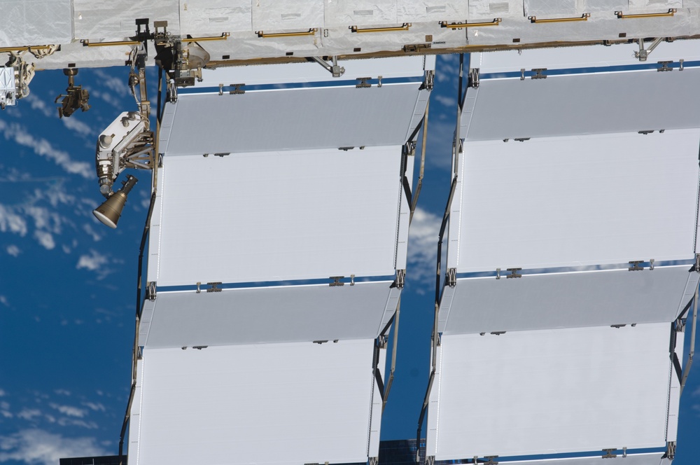 Fly-around view of the ISS by the STS-127 crew