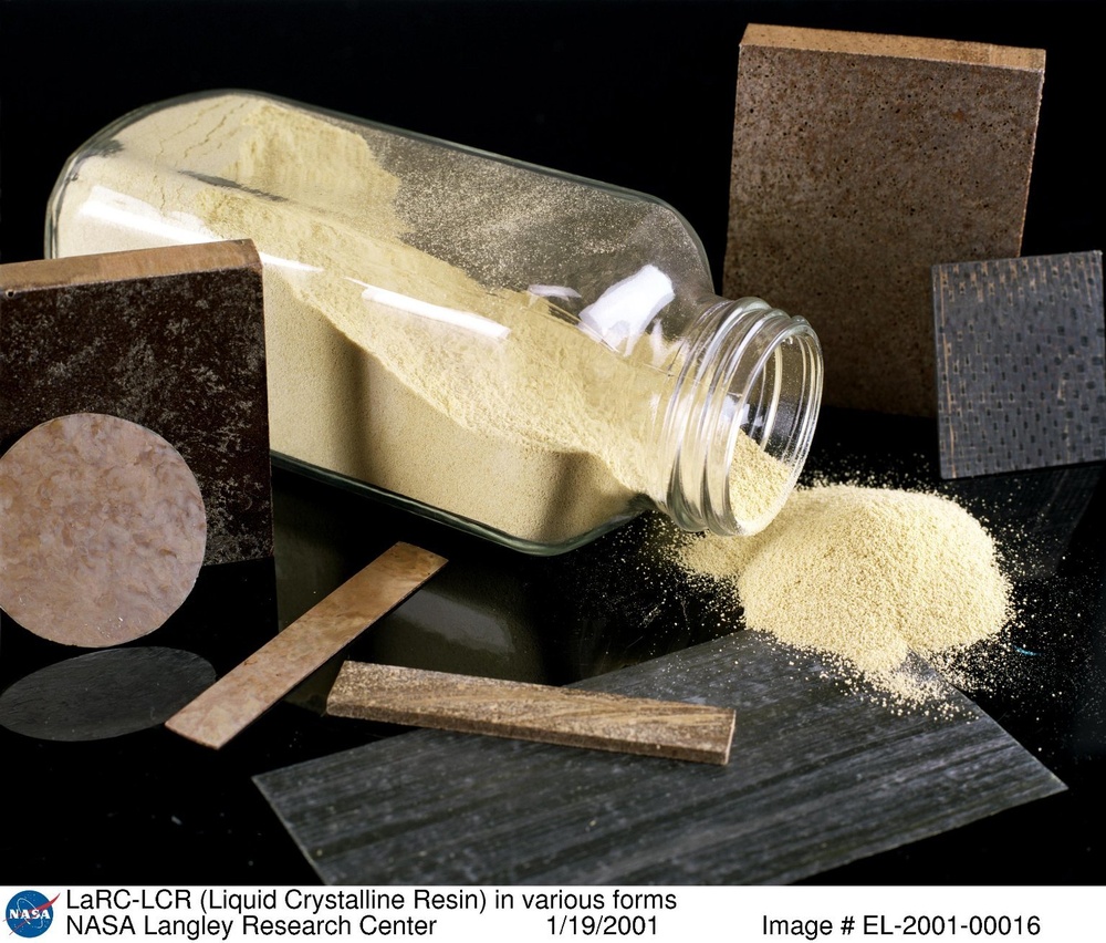 LaRC-LCR (Liquid Crystalline Resin) in various forms