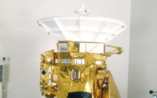 Cassini Spacecraft in a JPL Assembly Room