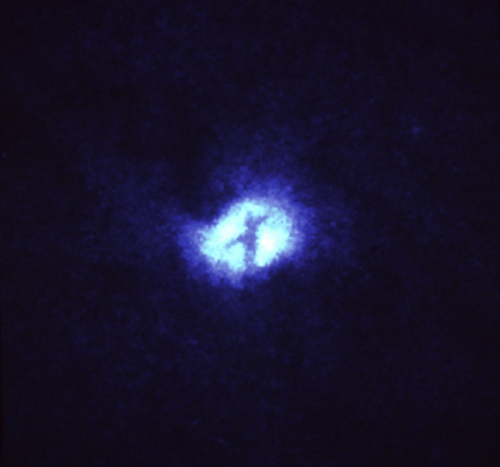 NASA's Hubble Space Telescope Resolves a Dark &quot;x&quot; Across the Nucleus of M51