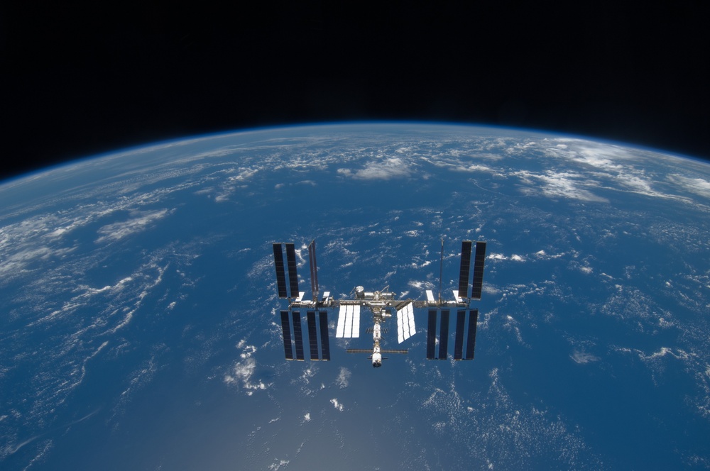 ISS Flyaround views from STS-119