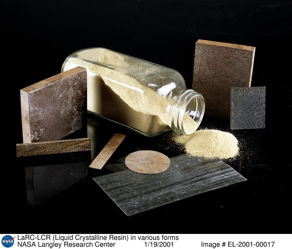 LaRC-LCR (Liquid Crystalline Resin) in various forms