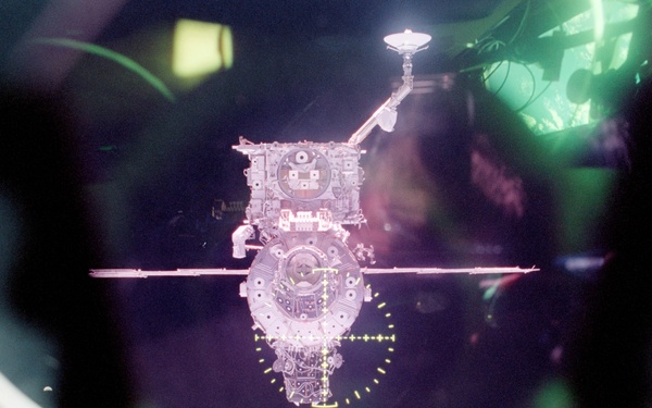 View of ISS and Z1 truss after undocking