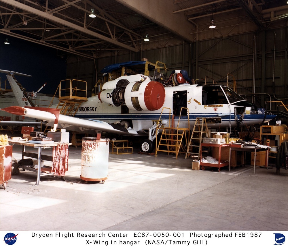 X-Wing Research Vehicle in Hangar