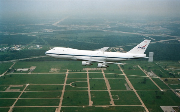 SCA over Ellington Field