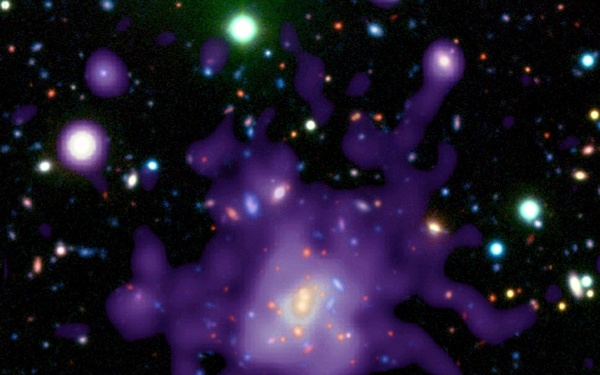 Images from Hubble's ACS Tell a Tale of Two Record-Breaking Galaxy Clusters