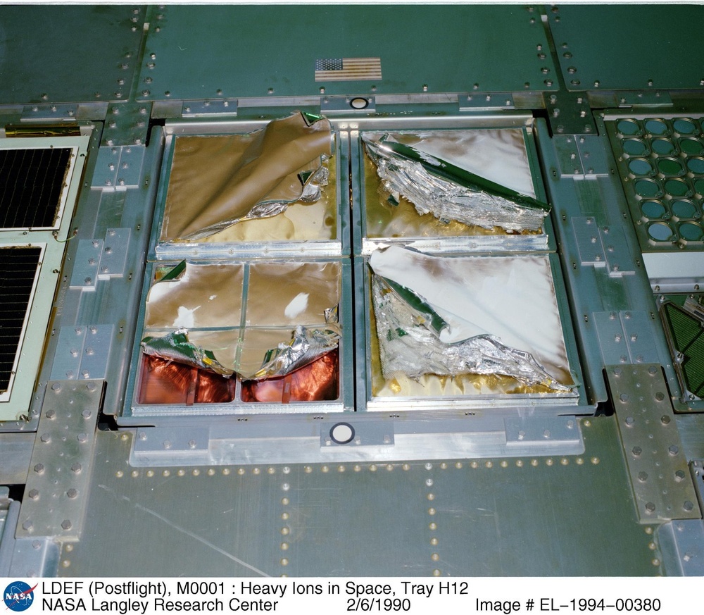 LDEF (Postflight), M0001 : Heavy Ions in Space, Tray H12