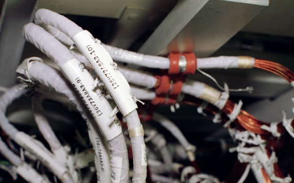 Documentation of the flight deck Orbit Station hardware on Atlantis