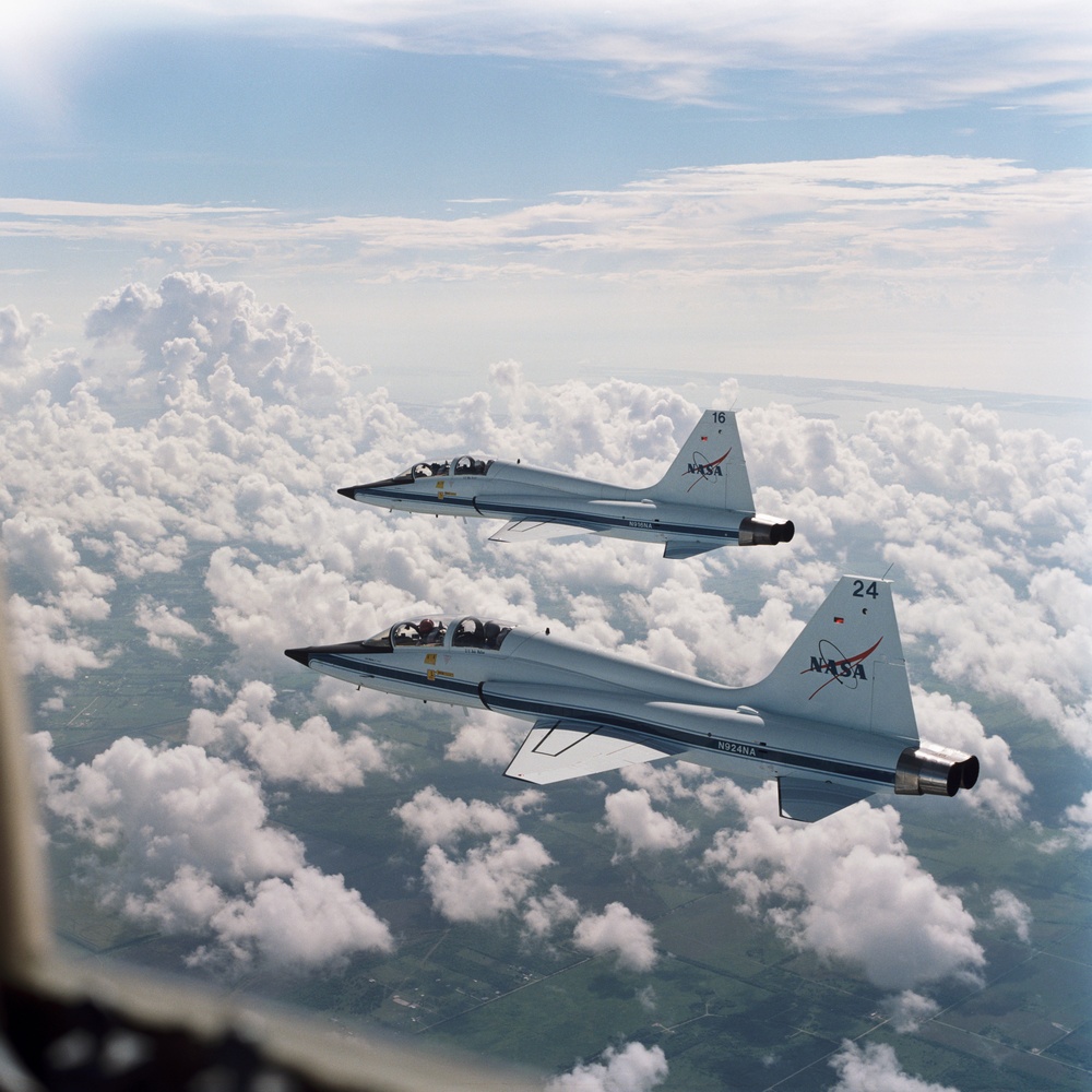 John Glenn's T-38 flight