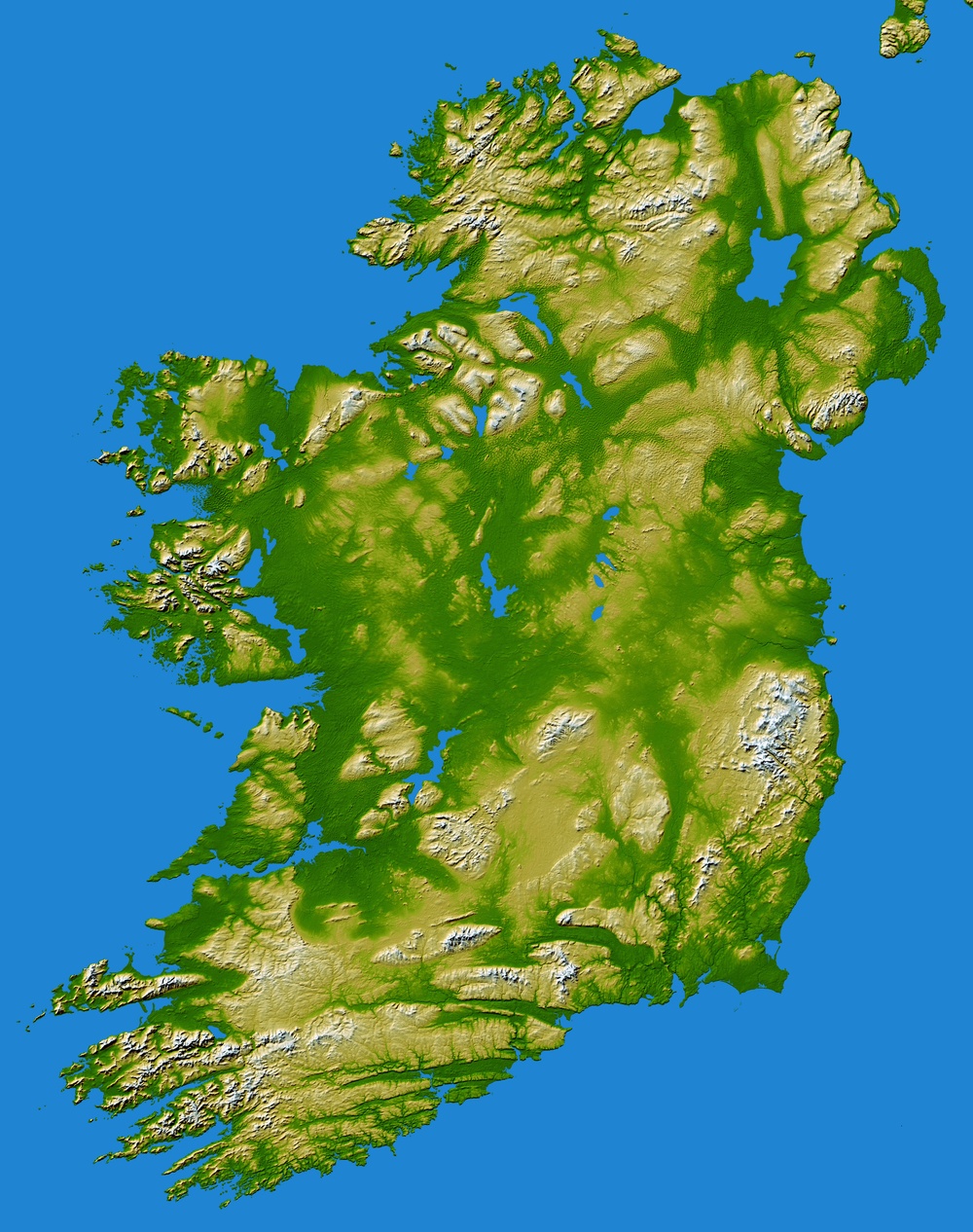 Topography of Ireland: Image of the Day