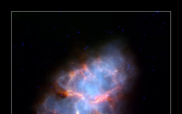 Crab Nebula Supernova Remnant (IRAC-MIPS Image)