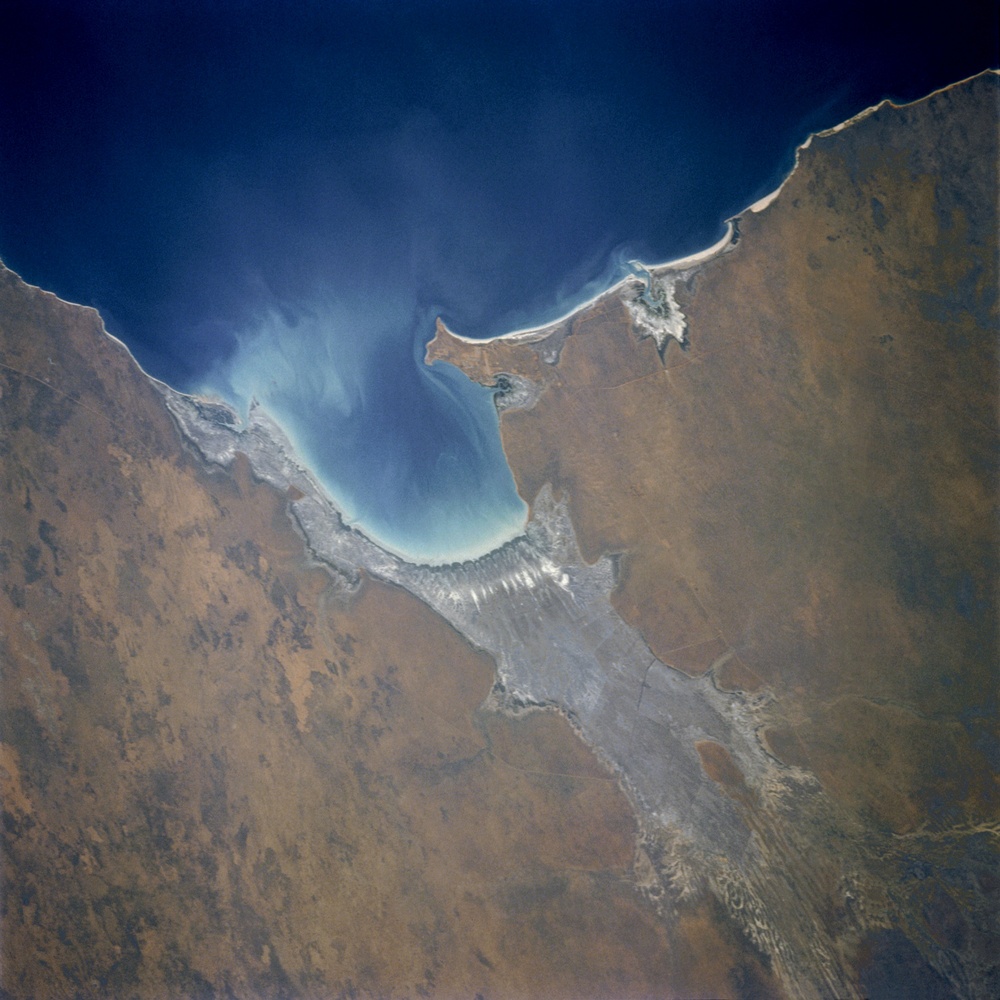 Roebuck Bay and the town of Broome, Western Australia, Australia