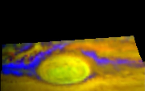 First Near Infrared Mapping Spectrometer (NIMS) Image of the Great Red Spot