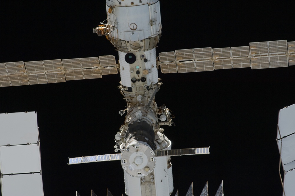 ISS Flyaround views during STS-119