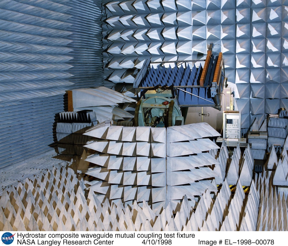 Hydrostar composite waveguide mutual coupling test fixture
