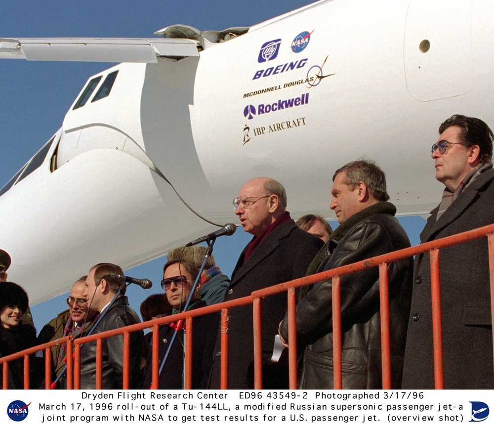 Russian Tu-144LL SST Roll-out for Joint NASA Research Program
