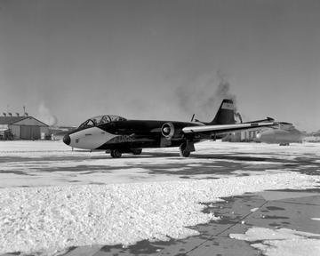 B-57B AND F2H2B AIRPLANES TO SHOW FLUORESCENT PAINT JOB