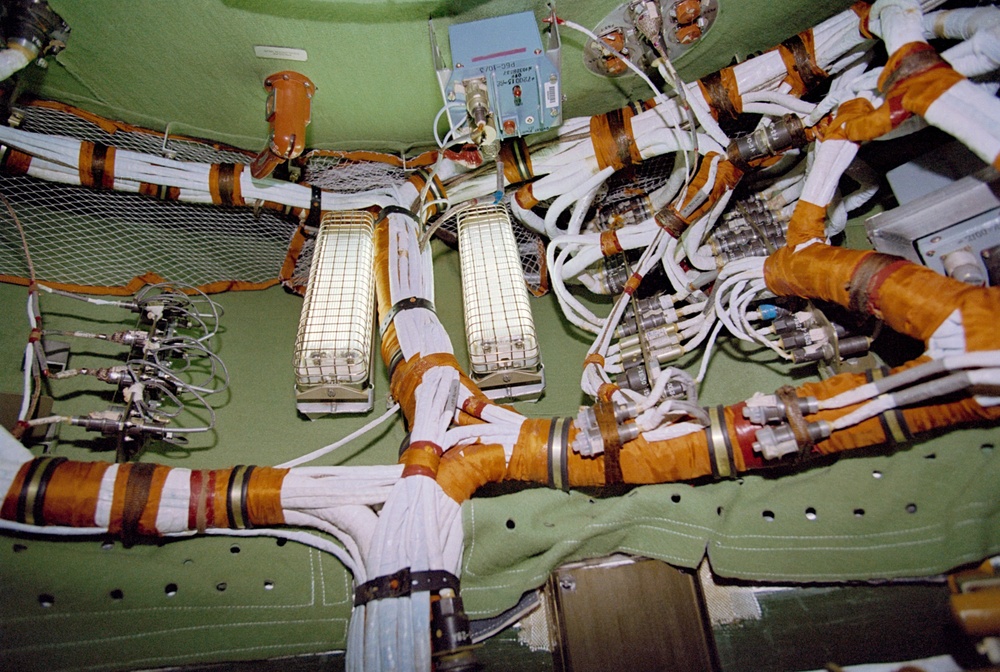 Various views of FGB/Zarya module interior hardware