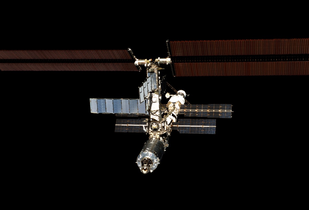 View of the ISS as seen during fly-around