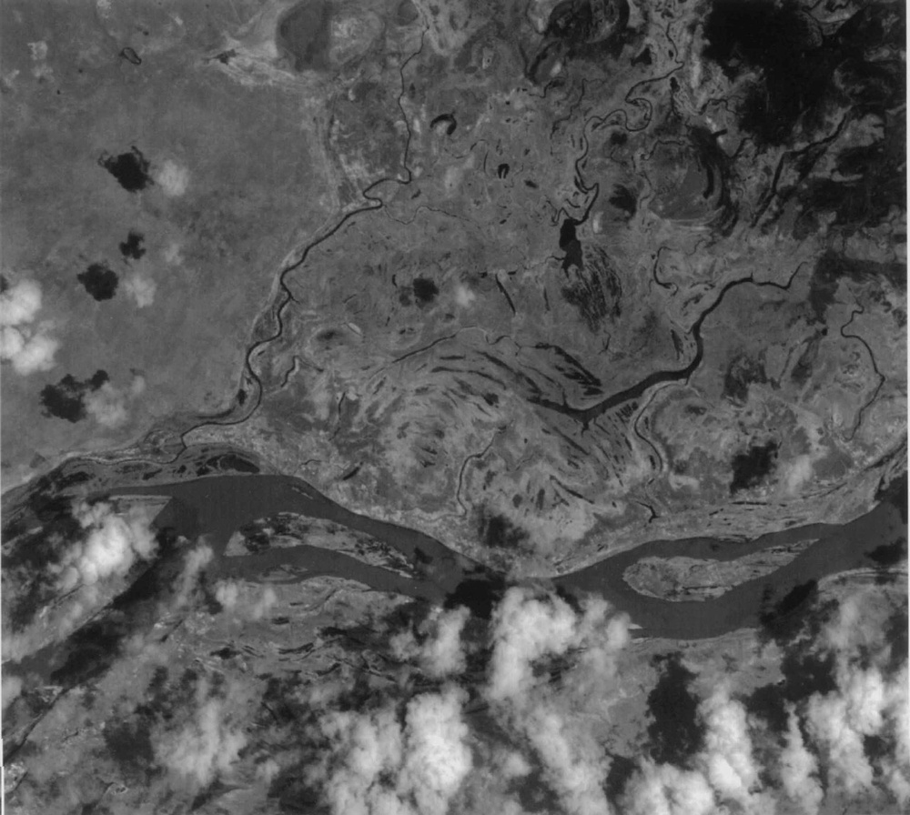 ASTER's First Views of San Francisco River, Brazil - Visible/near Infrared (VNIR) Image (monochrome)