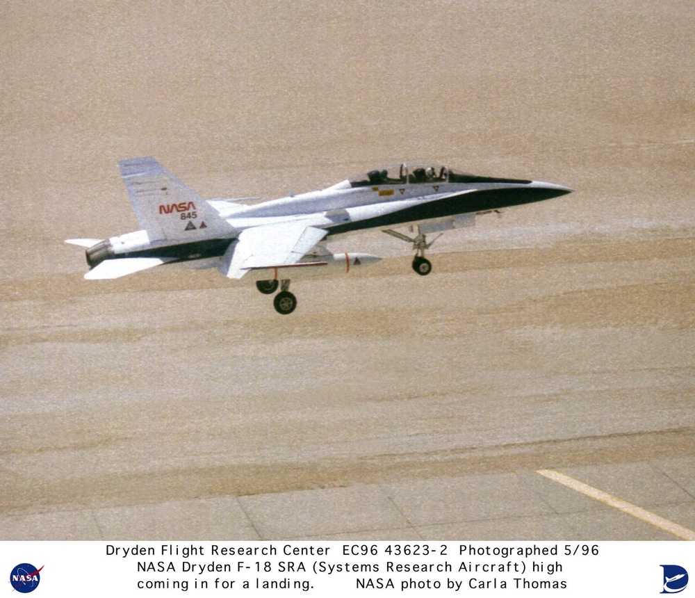 F-18 SRA landing