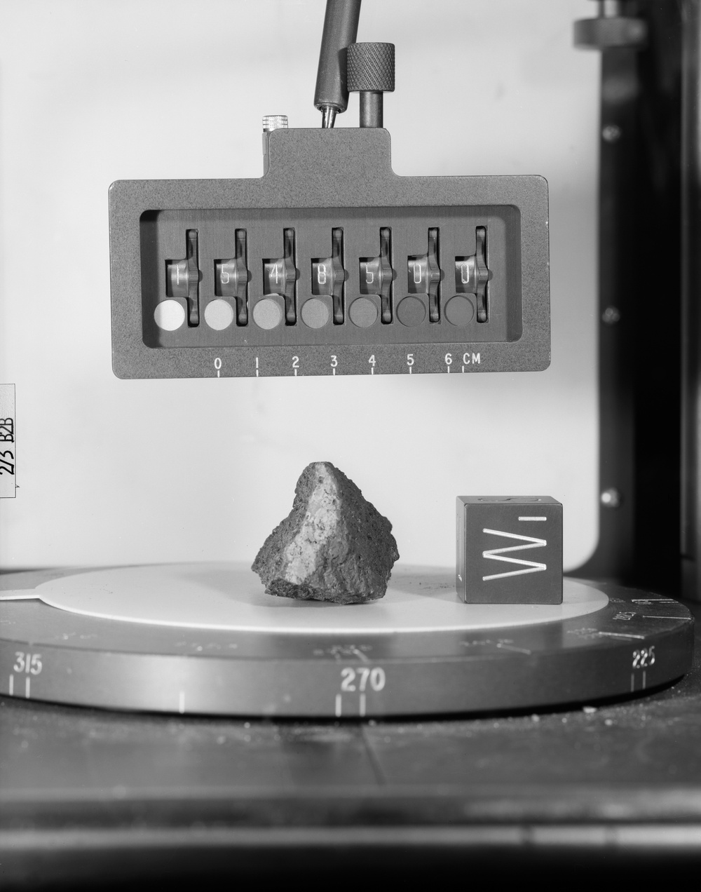 LUNAR SAMPLE - APOLLO 15 ROCK #15485 - BASALT