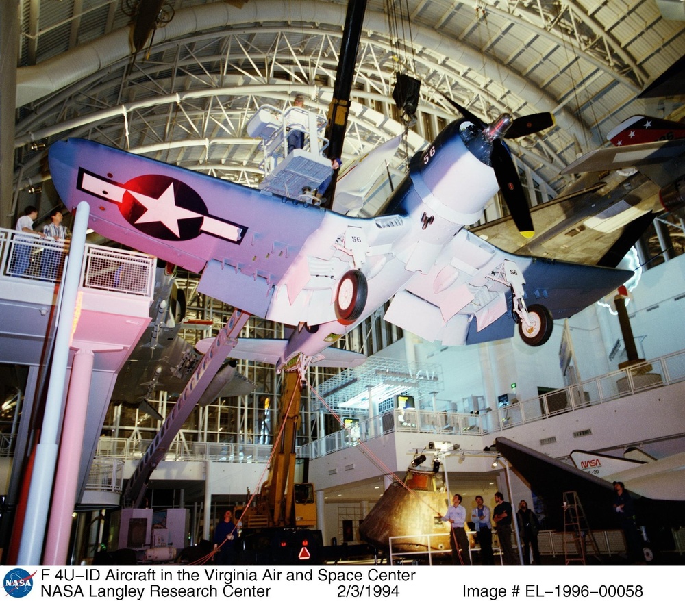 F 4U-ID Aircraft in the Virginia Air and Space Center